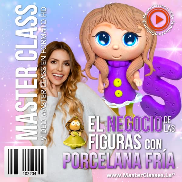Portada del curso El Negocio de las Figuras con Porcelana Fría (MasterClasses.La / Seminarios.Online)