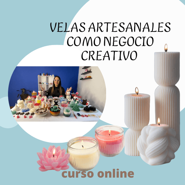 Portada del curso Velas Artesanales como Negocio Creativo — Paola Andrea Herrera Castiblanco