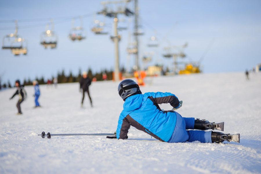 What role does the assumption of risk play in ski accident cases?